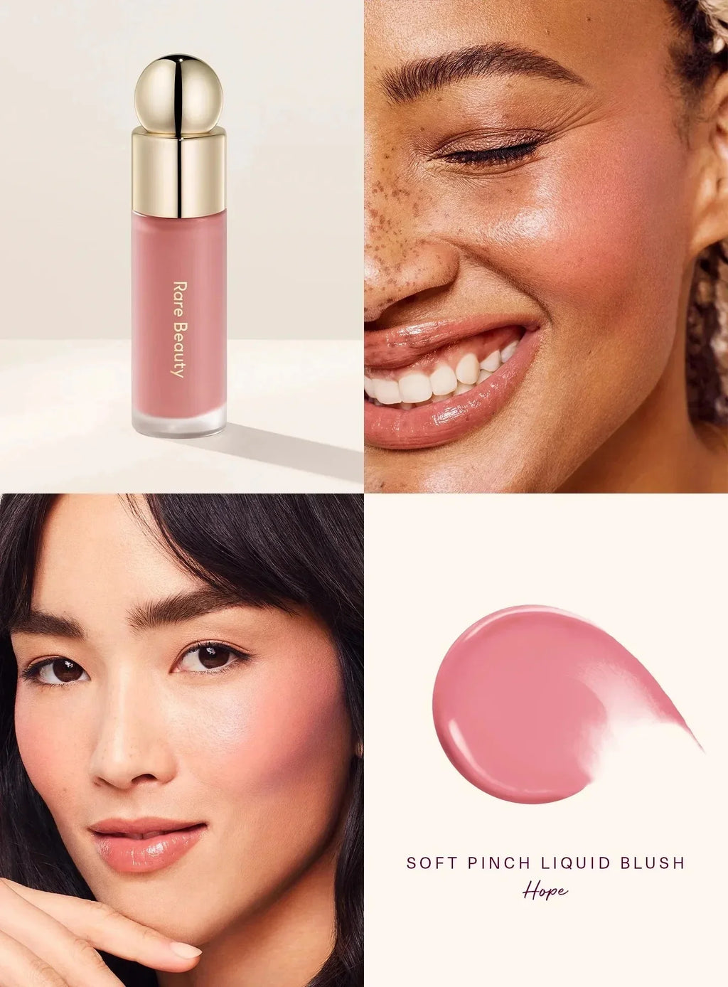 Long-Lasting Matte Liquid Blush - Hydrating Cream-to-Powder Face Makeup