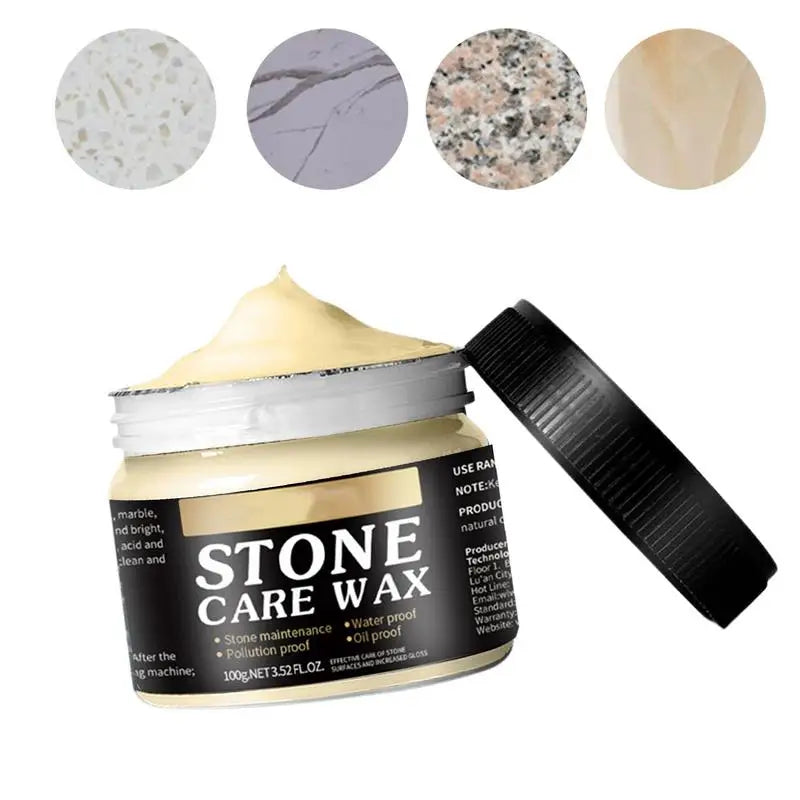 Stone Polishing Wax 100g for Granite Marble Tile Stone Care Waterproof Polish
