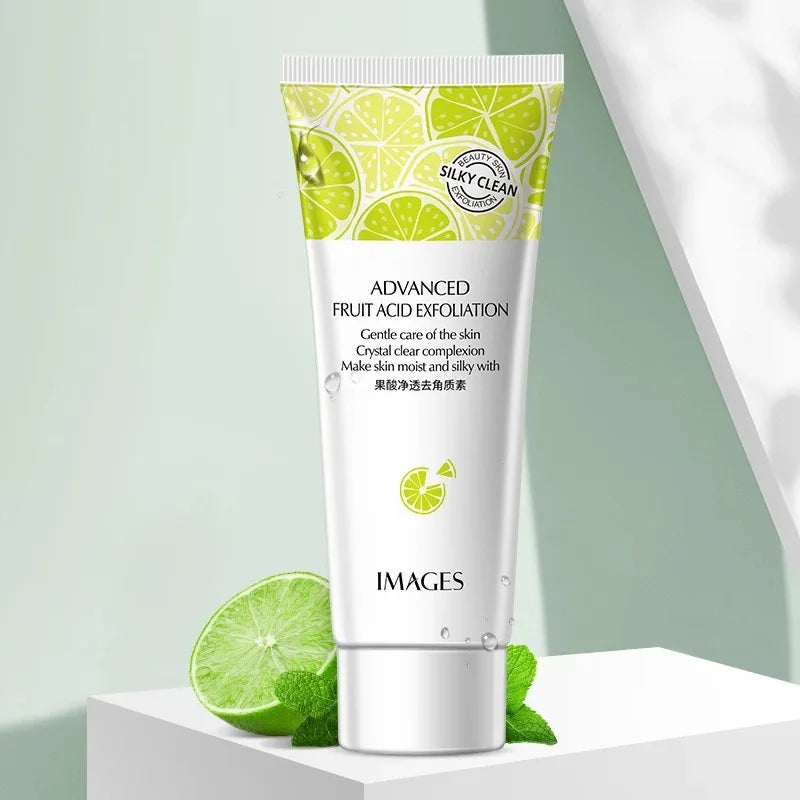 Fruit Acid Peeling Gel Facial Cleanser Exfoliating Scrub Deep Clean & Moisturize