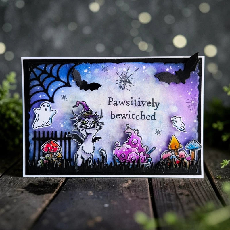 Halloween Pumpkin Phantom Witch Metal Cutting Dies & Stencils for Scrapbooking and Card Making