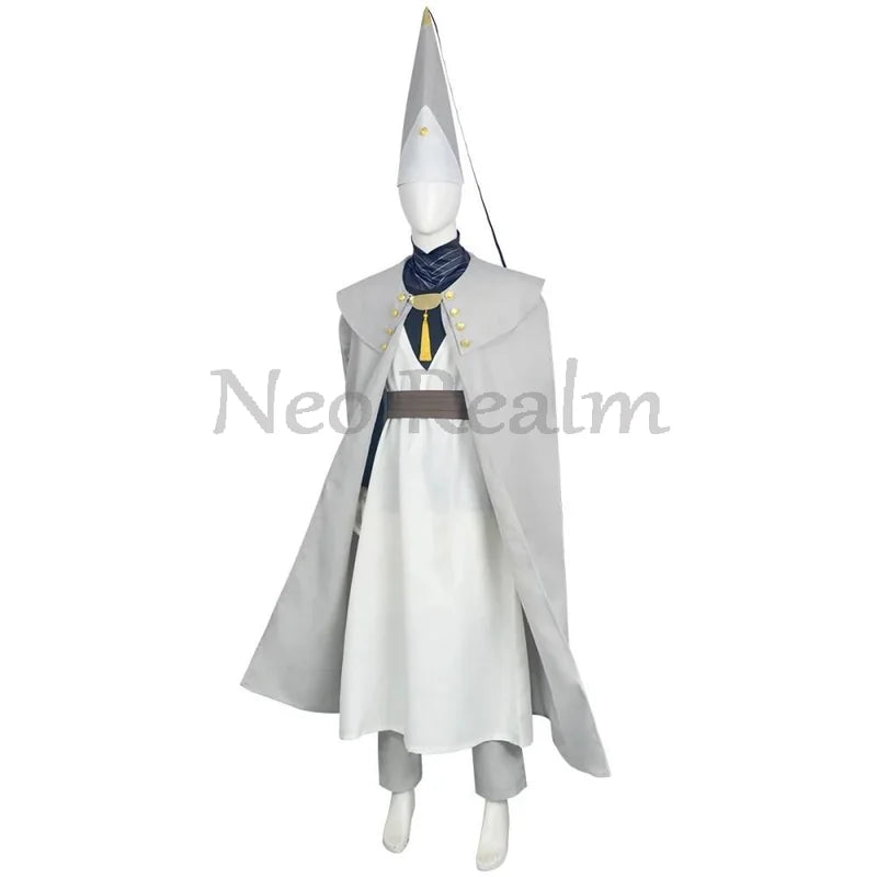 Anime Witch Hat Costume Set for Women Girls - Full Dress Jacket & Props Halloween Cosplay