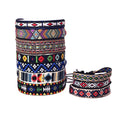 10Pcs Handmade Nepal Rope Charm Bracelets for Women Bohemia Jewelry Set