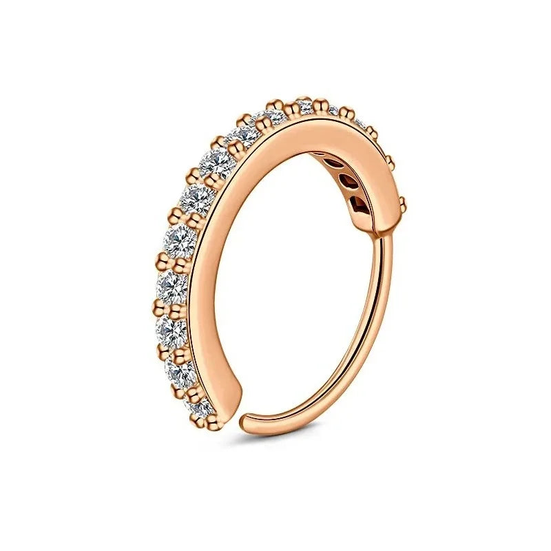 Septum Nose Ring Hoop Piercing Jewelry for Women - Small Cartilage Tragus Helix