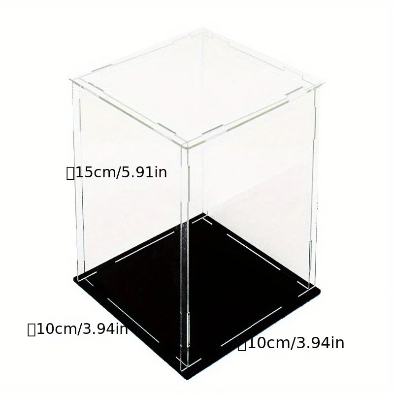 Clear Acrylic Display Case Dustproof Toy Car Model Box with Multiple Sizes