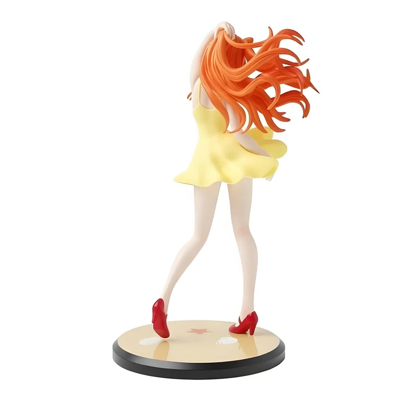 23cm Anime Asuka Langley Soryu Action Figure Toy Collectible Desktop Decor
