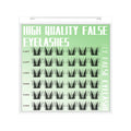 Pre-Glued False Eyelash Clusters Natural Thin Fluffy Lash Extensions for Daily Wear