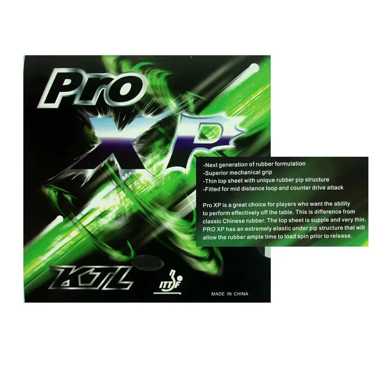 Pro XP Pips-In Table Tennis Rubber with Sponge - Multiple Colors