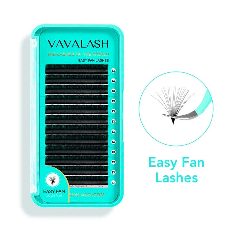 False Eyelash Extensions Premium Blooming Self Fanning Mink Lashes Set