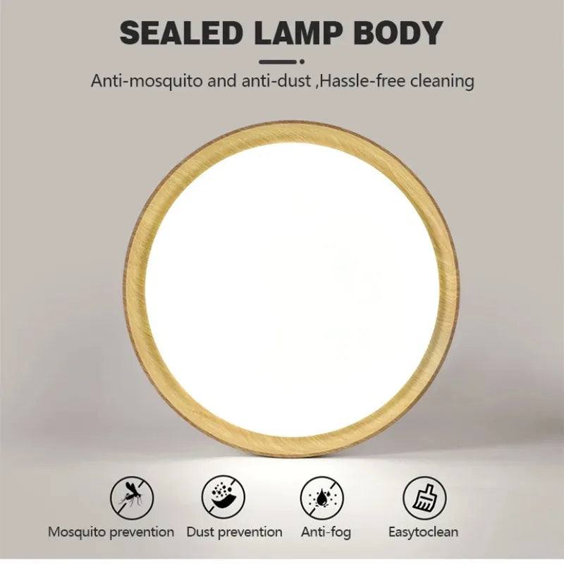 Dimmable Circular LED Ceiling Light 50cm for Living Room & Bedroom
