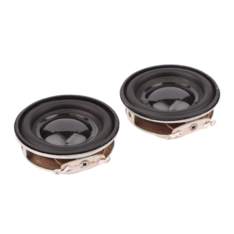 2-Pack 1.5 Inch 40MM Mini Portable Full Range Speakers for DIY Projects