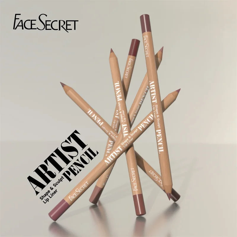 Lip Liner Pencil Set - 18 Color Waterproof Matte & Blendable Cosmetic Tool