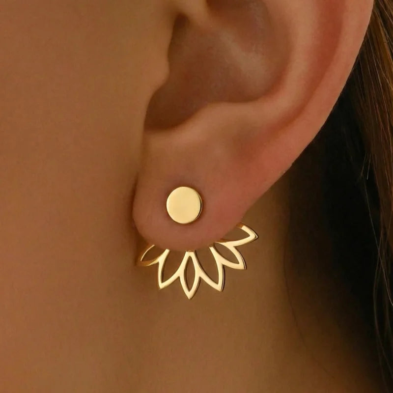 Elegant Fashionable Earrings - Easy to Wear with Geometric Design