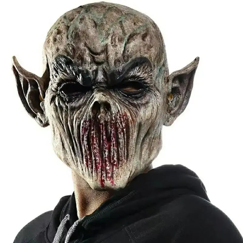 Halloween Zombie Mask Scary Costume Prop for Party Cosplay Terror Biochemical Vampire