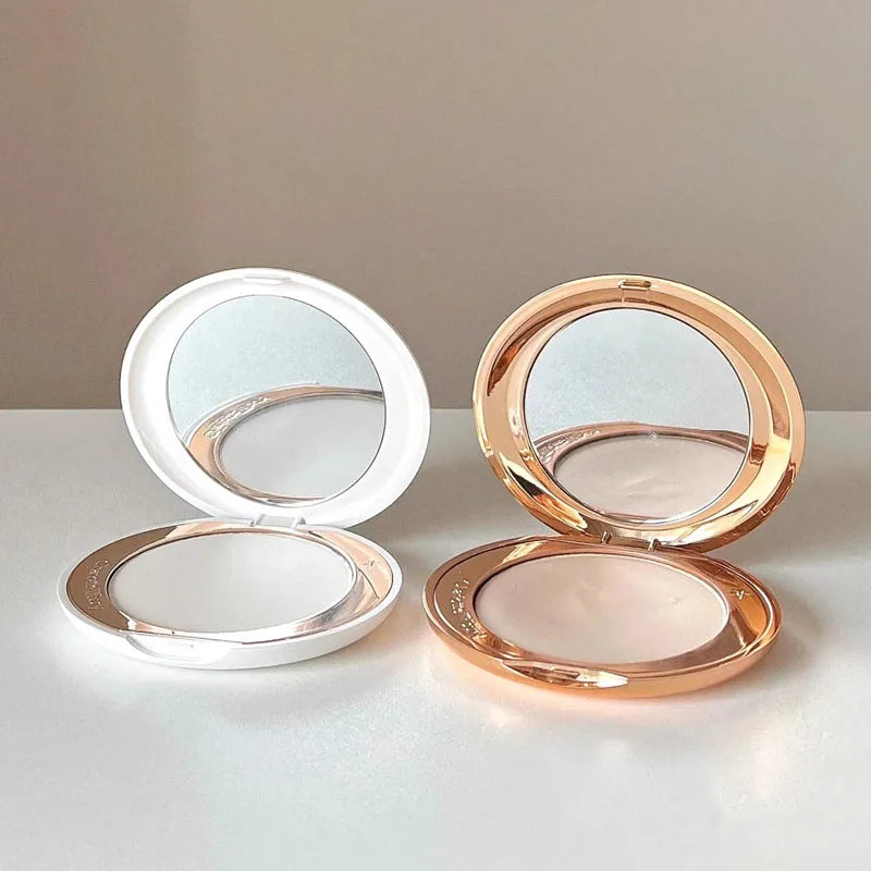 Matte Pressed Face Powder with Oil Control & Brightening - Compact Foundation
