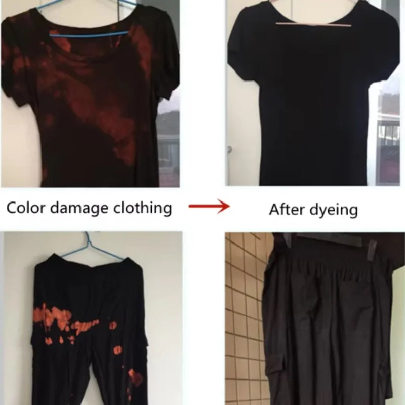Fabric Dye Powder - 500g Black Color for Clothing & Textile Dyeing