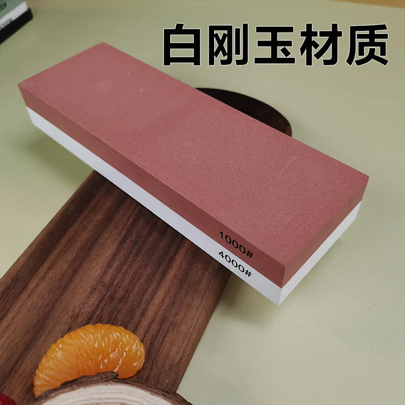 Knife Sharpening Stone Kit with Double-Side Whetstone and Non-Slip Base