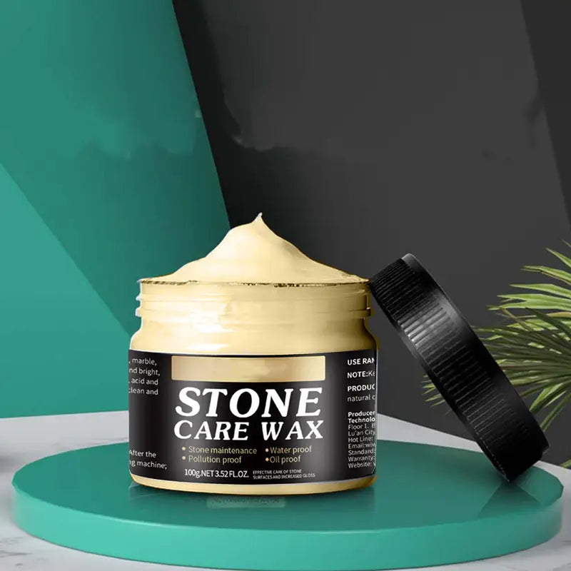Stone Polishing Wax for Granite Marble Quartz Tile Surface Care 100g
