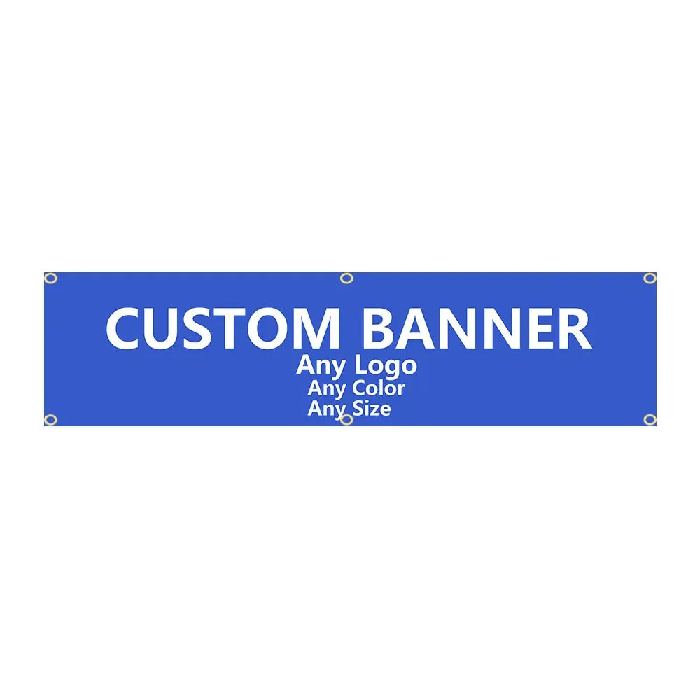 Outdoor Banner Tapestry 60x240cm Custom Printed Flag for Garden or Garage Decor