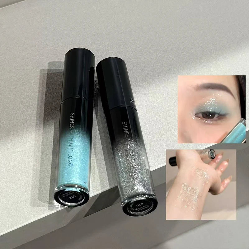 Liquid Glitter Eyeshadow with Fine Shine and Long-Lasting Finish – Multiple Colors Available