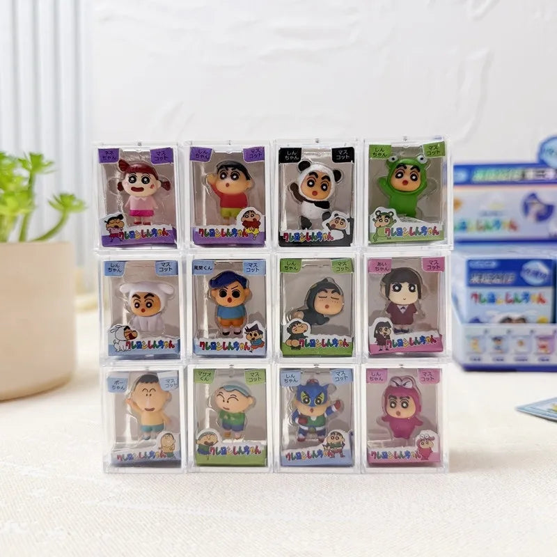 Crayon Shin-Chan Animal Series Rice Grain Blind Box Mini Resin Figurine Collectible