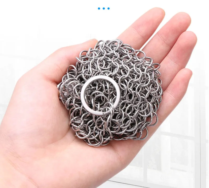 Multi-Size Stainless Steel Mesh Cleaner for Kitchen Cookware - Rust & Burnt Food Removal