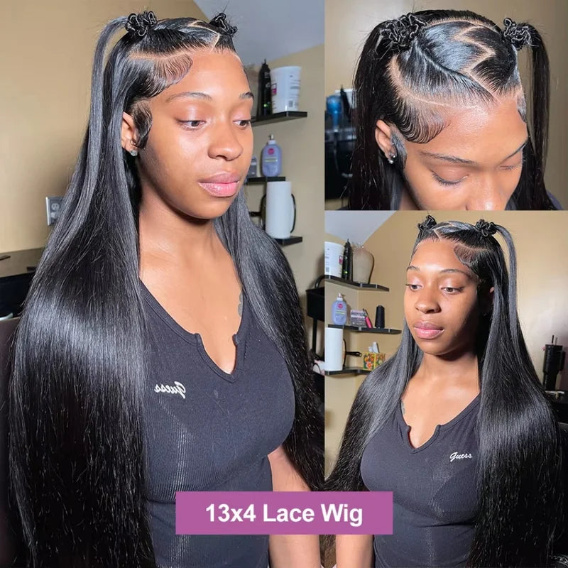 High-Quality Human Hair Wigs with Transparent Lace Front | Multiple Lengths & Colors