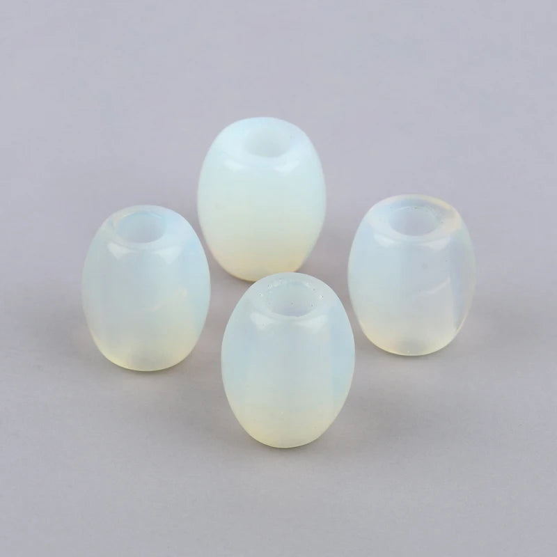 Natural Stone Beads - Turquoise, Jasper, Opal, Wood - Oval Shape Loose Beads for Jewelry Making