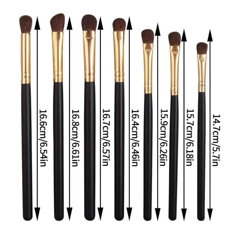 28-Piece Professional Eye Makeup Brush Set with Eyeshadow & Application Brushes