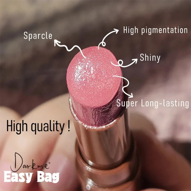 Long Lasting Waterproof Lip Liner Pencil & Lipstick Set - Matte & Sparkling Finish