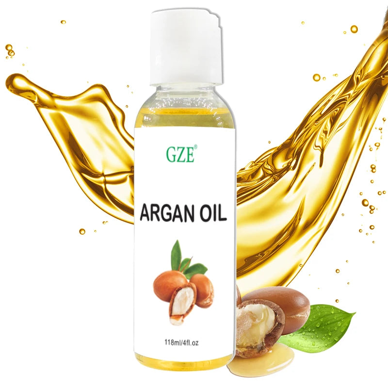 Organic Moroccan Argan Oil for Skin & Hair - Cold Pressed Moisturizer 100% Pure