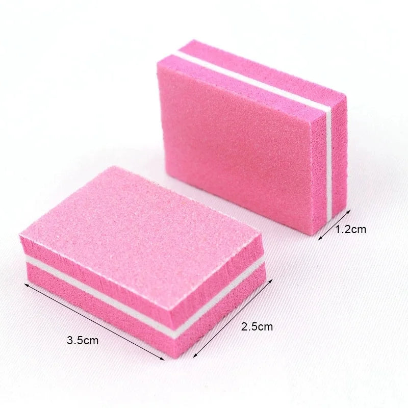 Square Nail Buffer Blocks Set - Double-Sided Buffing & Polishing for Manicure & Pedicure