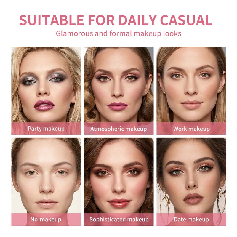 Complete Makeup Kit for Women - All-in-One Cosmetic Set with Brushes & Travel Bag