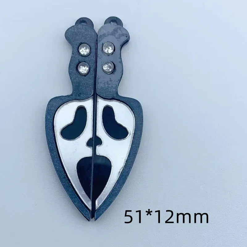 Halloween Ghost Knife Charm Jewelry Findings for DIY Earrings & Necklace