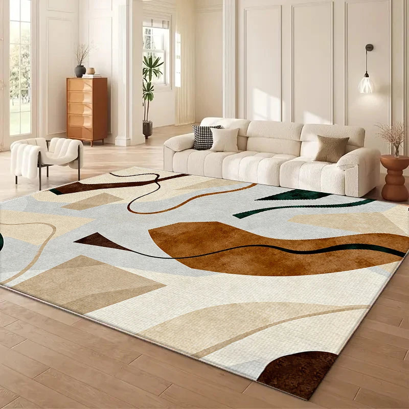 Luxury Crystal Carpet Rug for Living Room & Bedroom Non-Slip Floor Mat