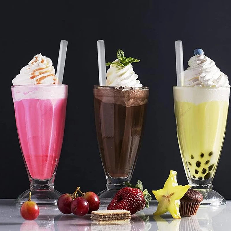 Jumbo Smoothie Drinking Straws - Large Bubble Tea Milkshake Eco-Friendly Pack