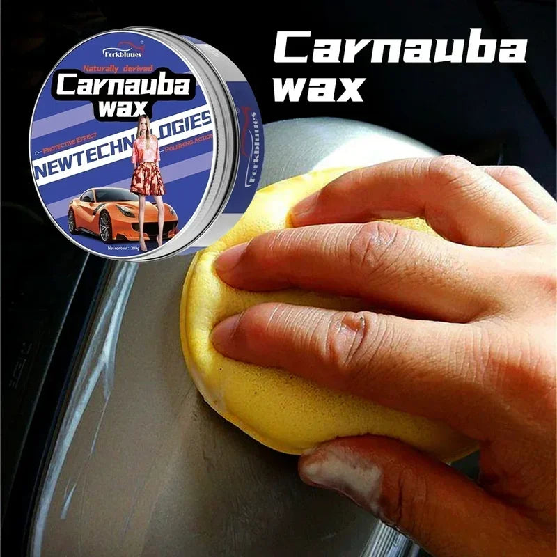 Car Crystal Wax Coating Set - Hydrophobic Protective Polish for All Paint Types