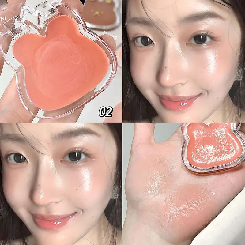 Water-Activated Highlighter Plate for Face Contouring & Brightening - Natural Water Light Effect