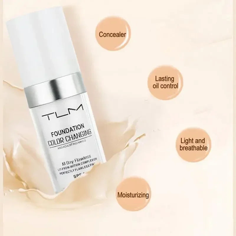 Hydrating Long-Lasting Liquid Foundation for Flawless Natural Makeup