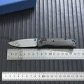 Folding Knife with Carbon Fiber Handle and Damascus Blade - Outdoor Camping & Hunting Tool