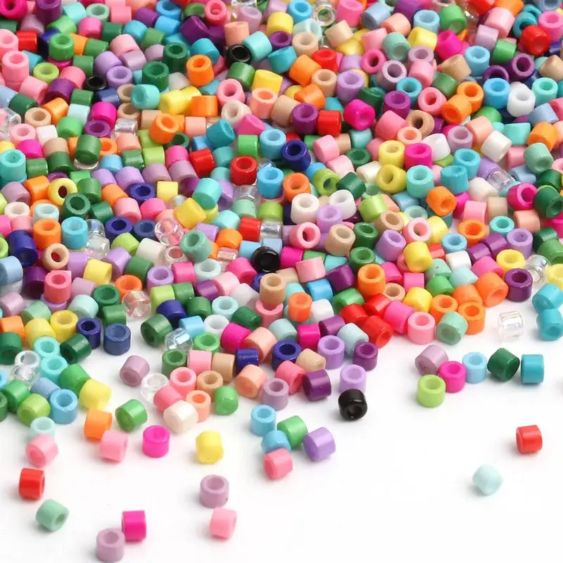 2000pcs Colorful Glass Seed Beads for Jewelry Making - 2mm & 5mm Variants