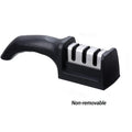 Multi-Function 3-Stage Knife Sharpener with Non-Slip Base Handheld Kitchen Tool