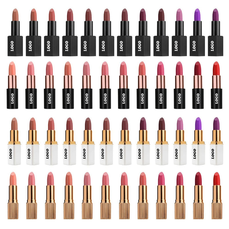 Matte Lipstick Set - Waterproof, Smudge Proof, Vegan Lip Color Collection
