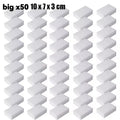 Multi-Purpose Melamine Sponge Erasers for Cleaning Kitchen Bathroom Car - Pack of 5/50