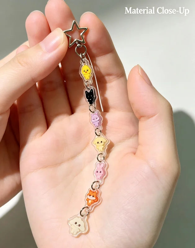 Double Sided Clear Acrylic Keychain - Anti-Scratch HD Charm for Collectibles & Gifts