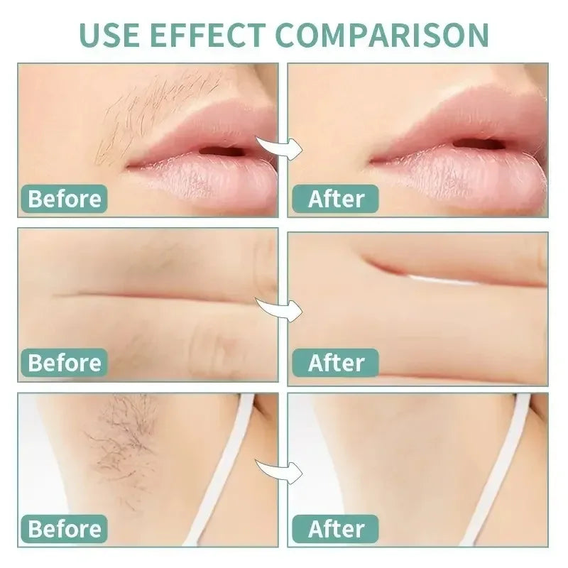 Facial Wax Strips Hair Removal Kit - Painless, Fast & Suitable for All Skin Types - 10 Pieces