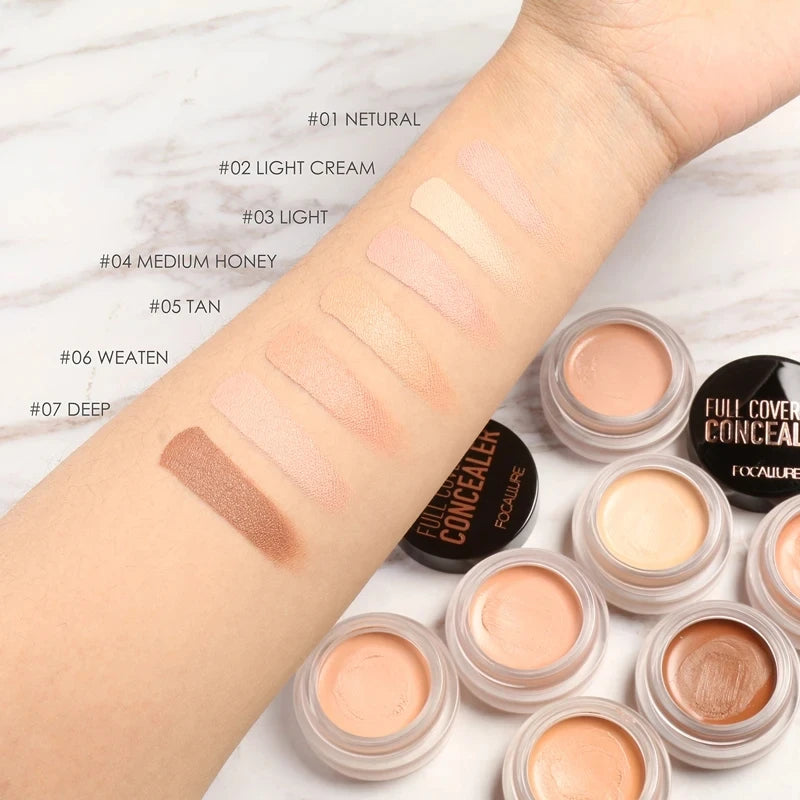 Full Coverage Waterproof Concealer Cream Oil-Free Face Foundation - Moisturizing Makeup