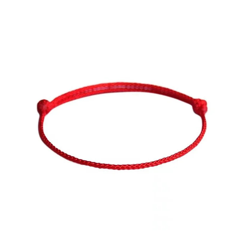 Handmade Red Rope Lucky Bracelets for Women & Men Adjustable Charm Anklet