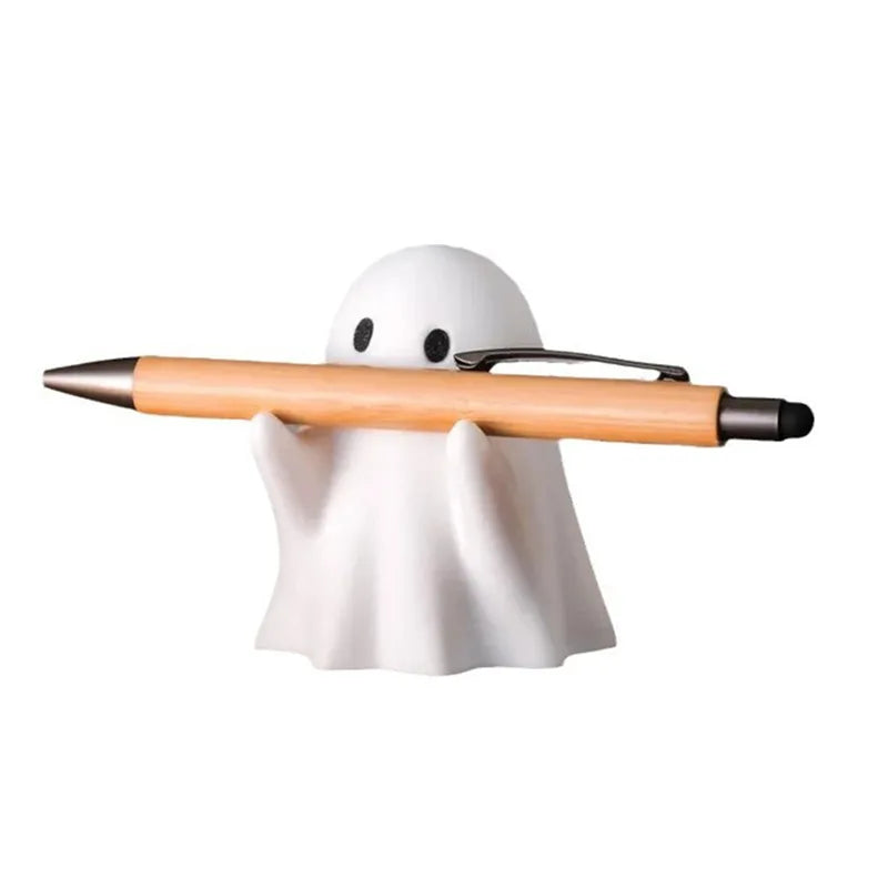 Ghost Pen Holder - Cute Desktop Organizer for Office & Home, Halloween Decor, Creative Gift