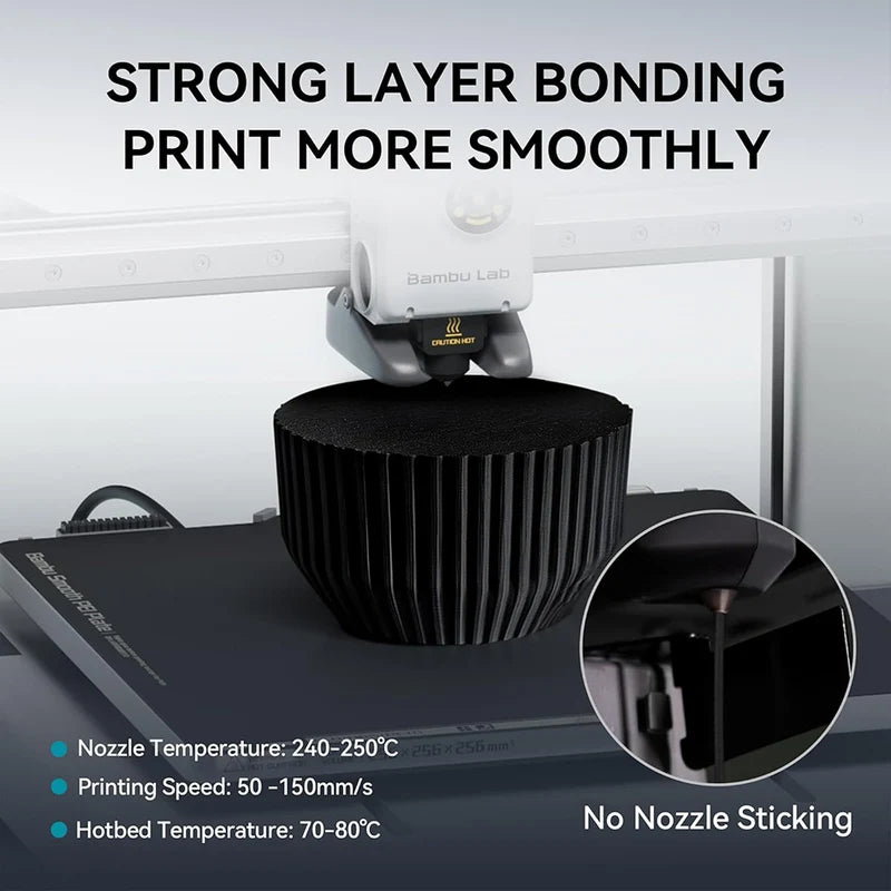 High Toughness PETG-CF 3D Printer Filament 1.75mm Carbon Fiber for Strong Prints