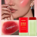 Waterproof Powder Blusher Stick - Vibrant Multi Color Options for Daily Makeup